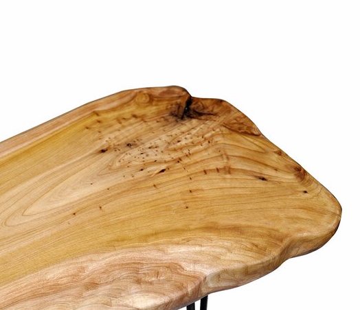 3 HAIRPIN LEGS WOOD SIDE TABLE c