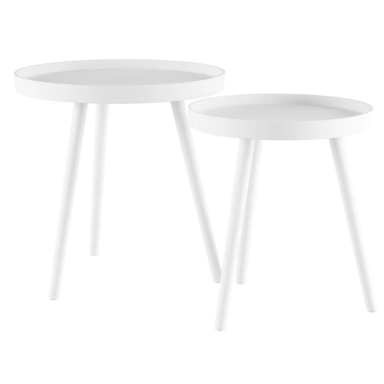 White Nesting Tables - Imagen 3