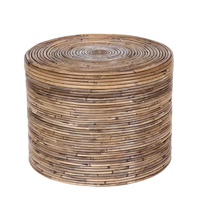 WIDE ROUND OTTOMAN STYLED PANAMA