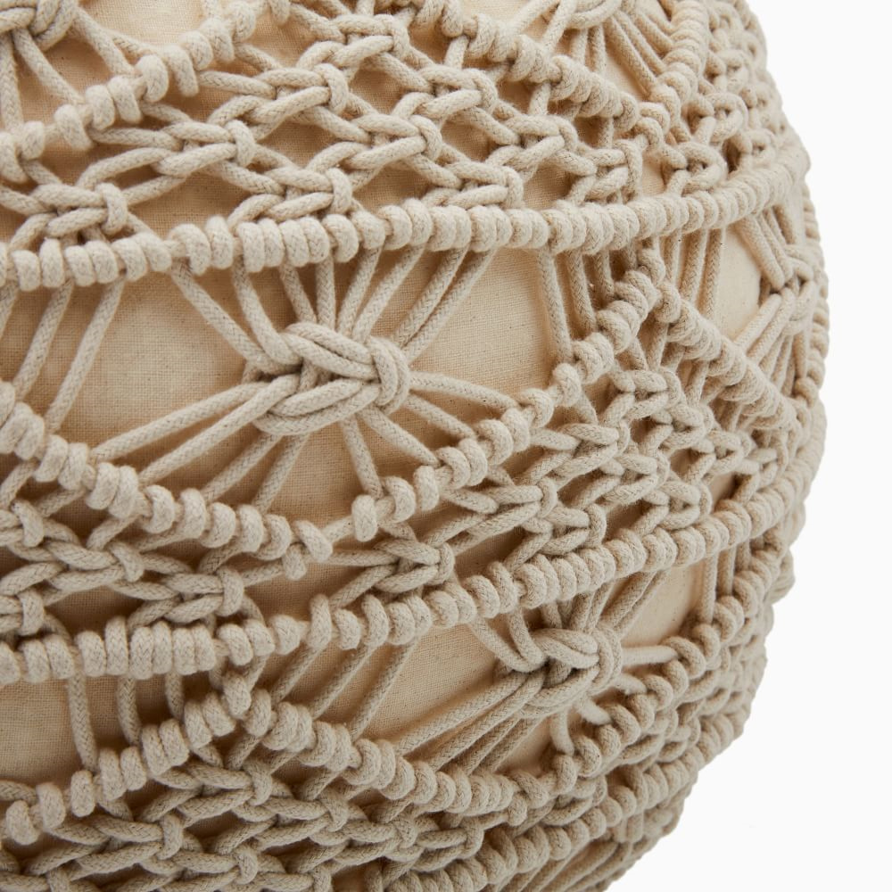 Macrame Pouf - Imagen 3