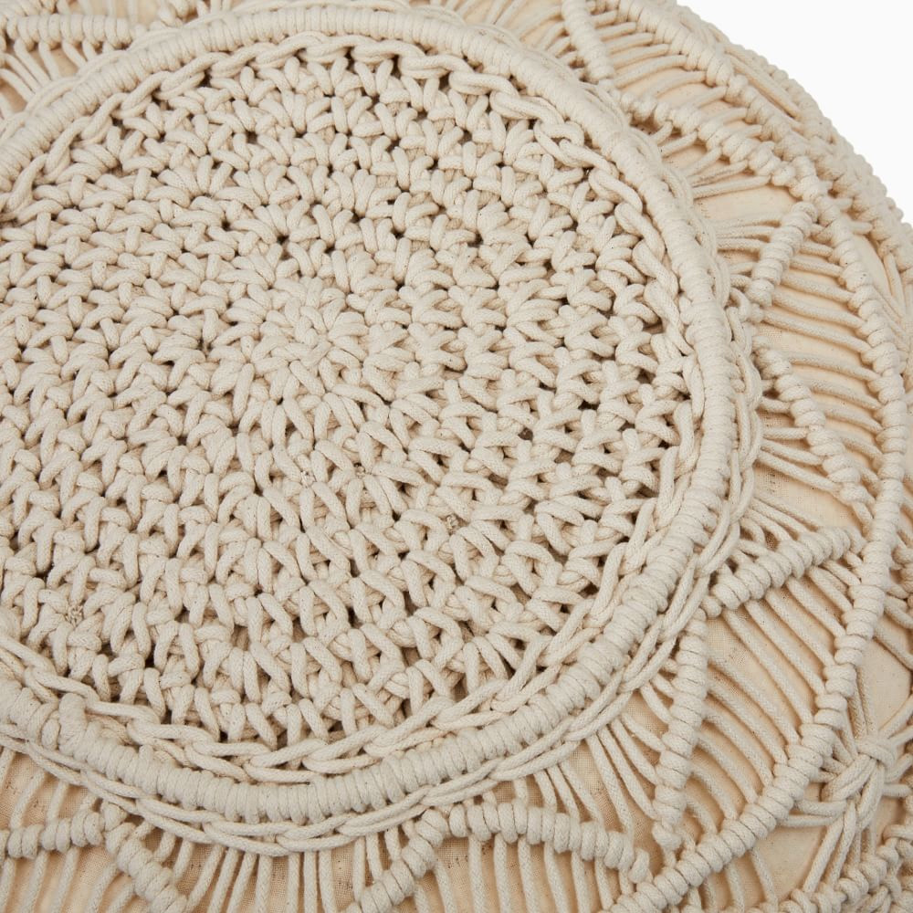 Macrame Pouf - Imagen 2